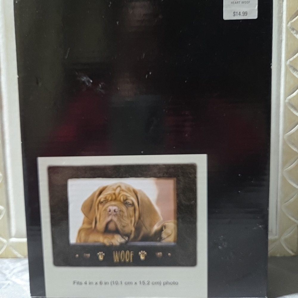 Bed Bath & Beyond Black Shar Pei Dog Art